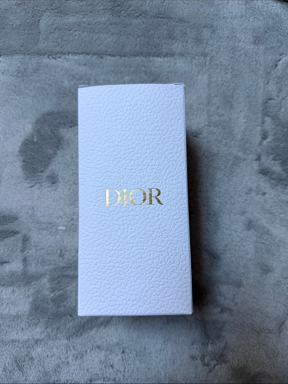 Dior White Box with Gold Foil Logo